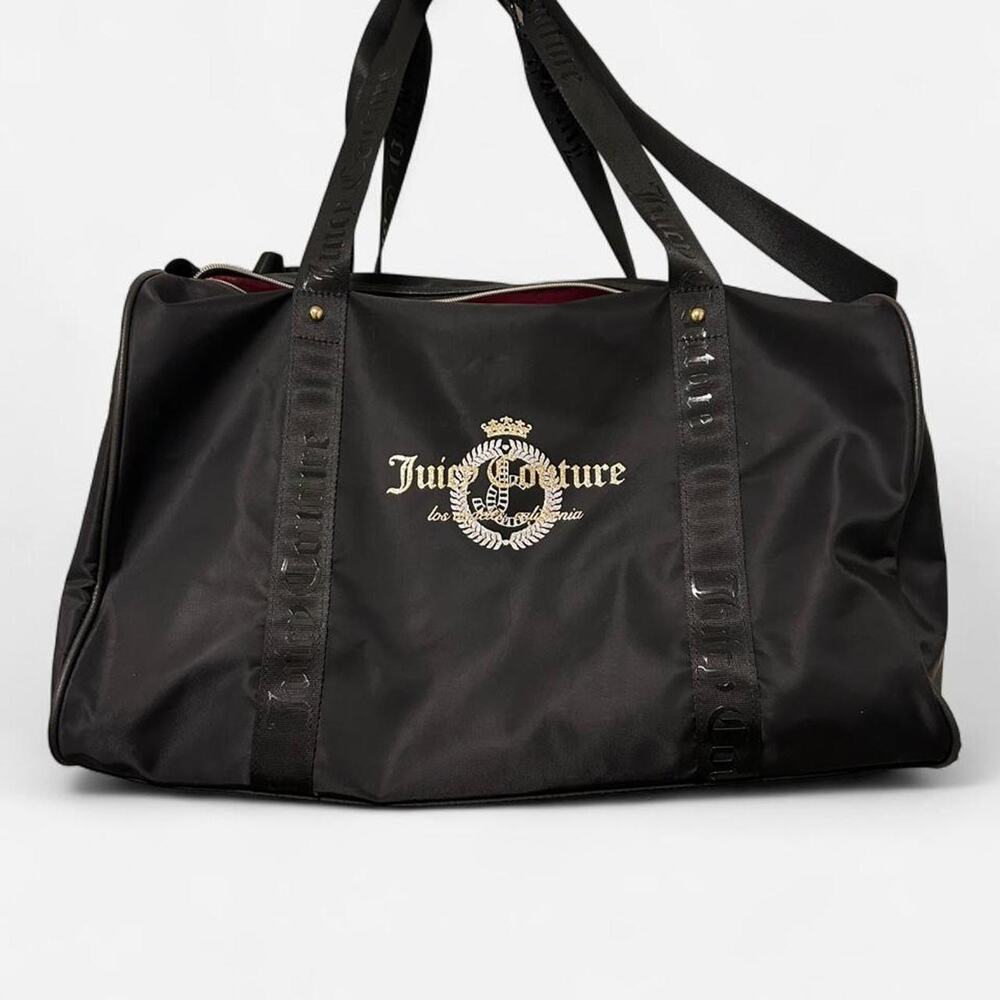 Juicy Couture Black Travel Duffel Bag